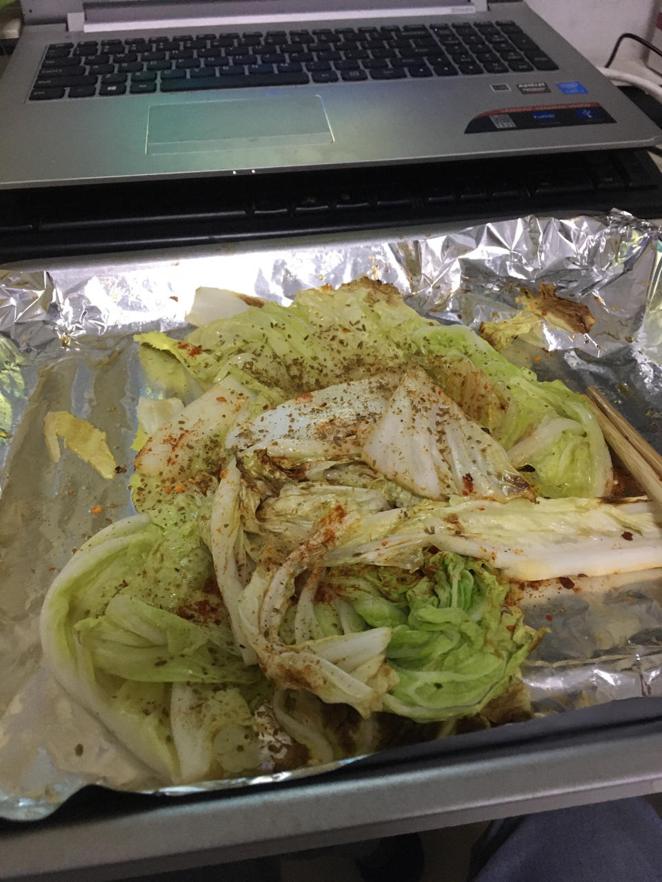 烤箱烤大白菜好吃停不下来