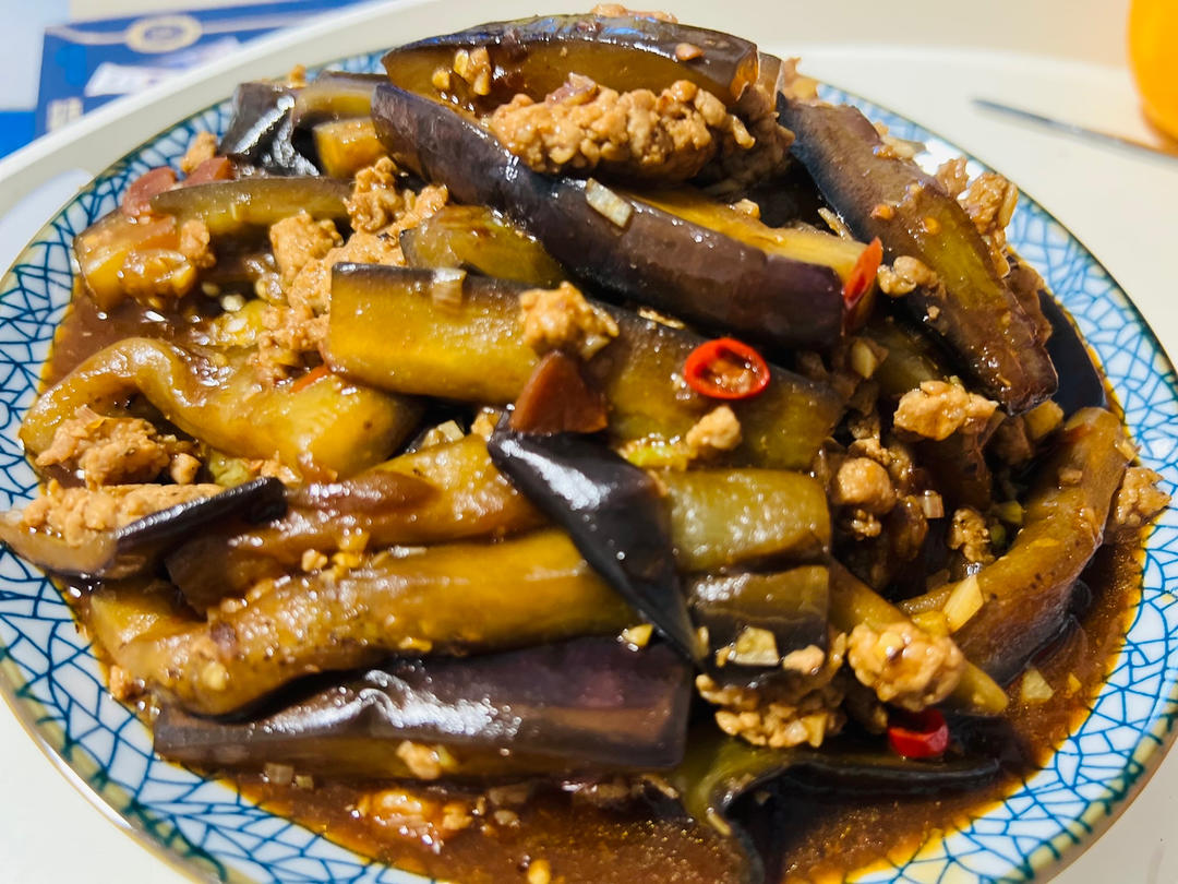 无敌好吃巨下饭的家常菜～肉沫茄子