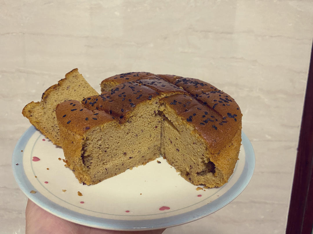 黑糖红枣戚风蛋糕