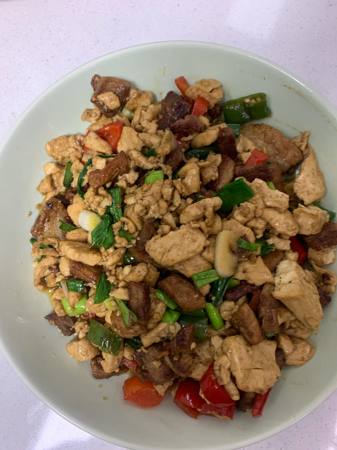 家常菜（豆腐烧肉）