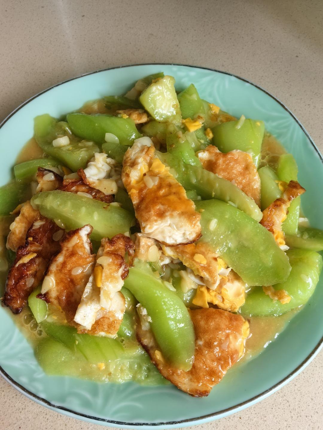 丝瓜炒鸡蛋（家常菜）