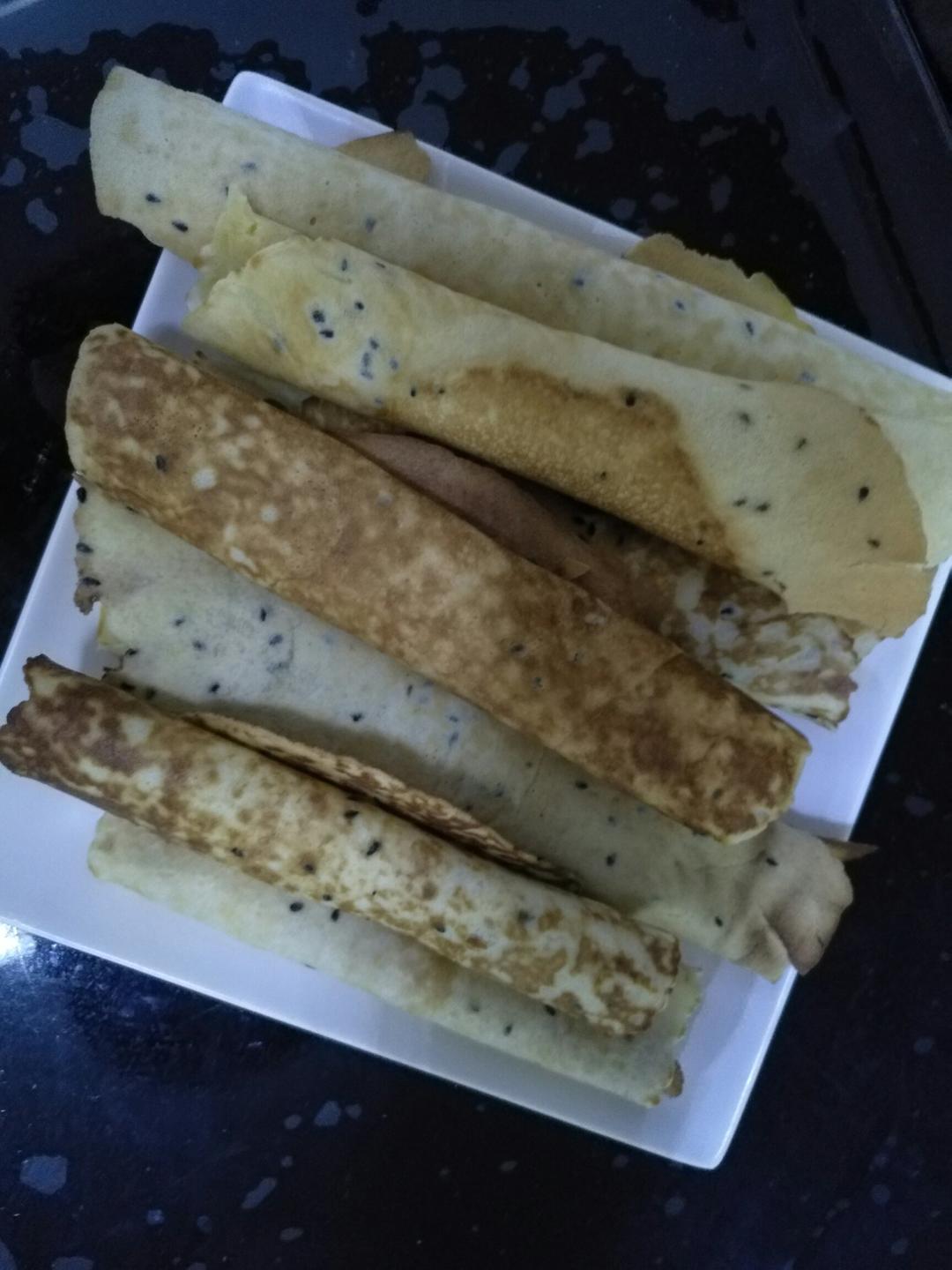 香脆可口的蛋卷卷