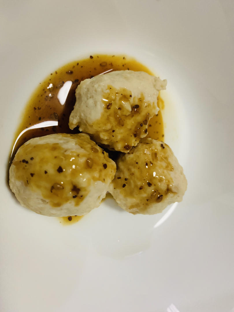 会弹会跳的鸡肉丸子