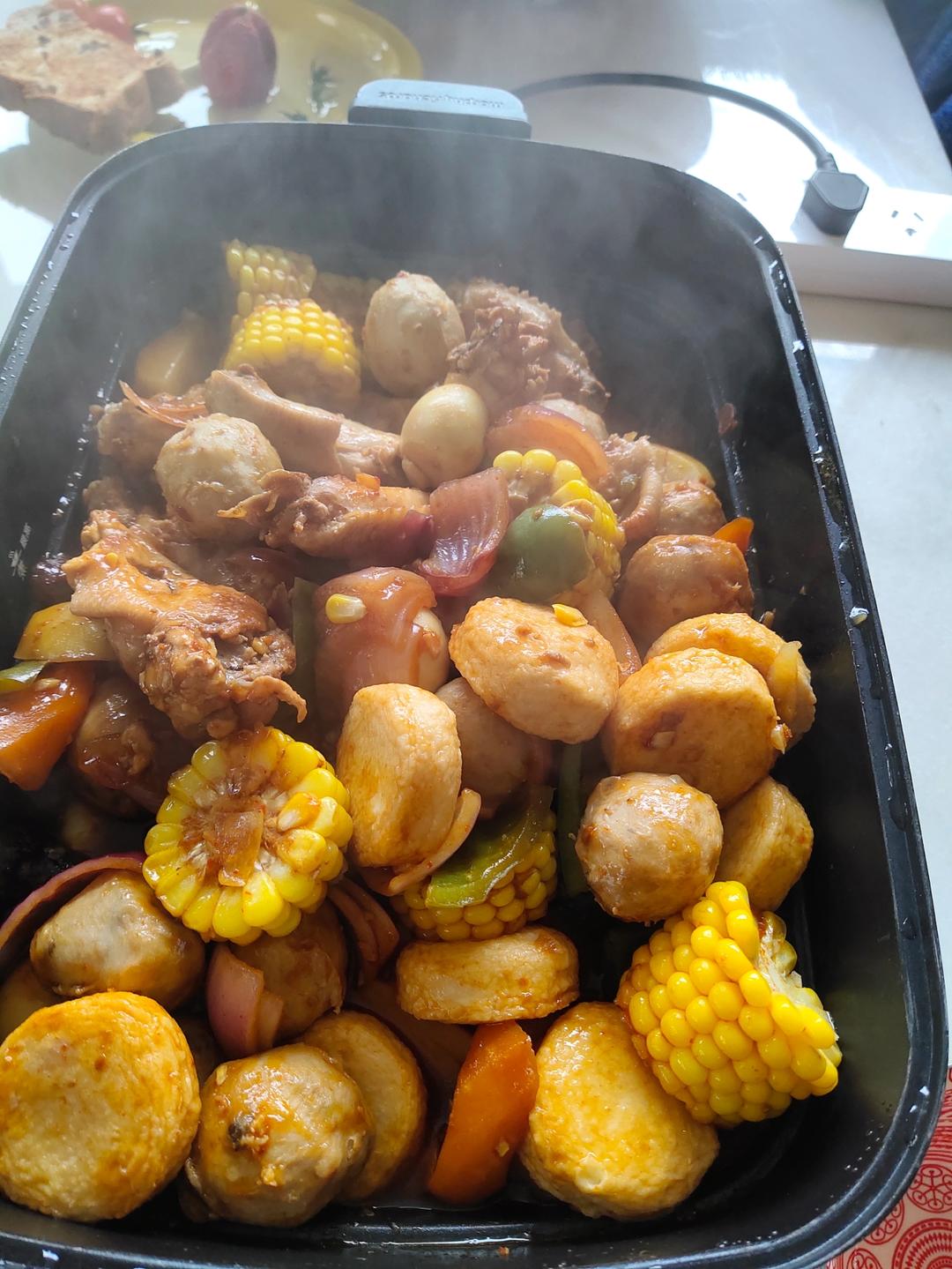 不加一滴水❗️自制家庭版三汁焖锅❗️