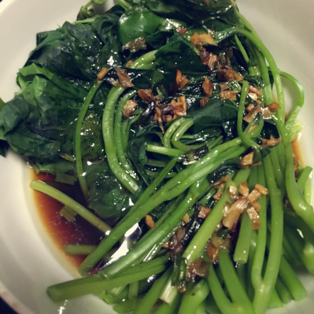 白灼番薯叶