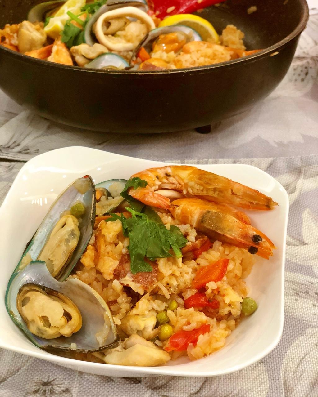正宗paella 西班牙海鲜饭