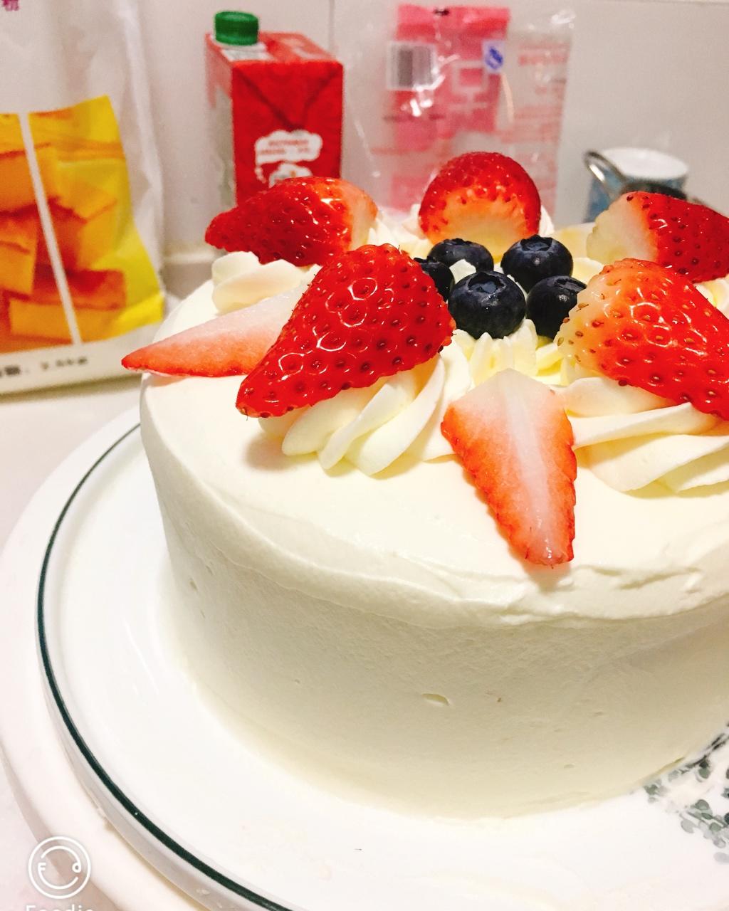 《Tinrry+》草莓奶油蛋糕（8寸配方）