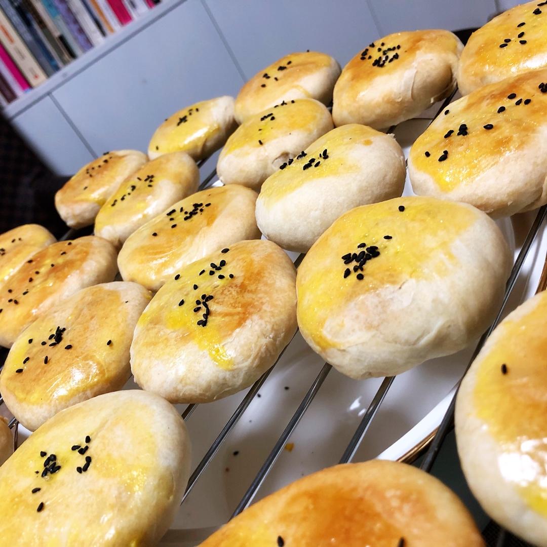 叶黄黄做的堂妈小厨酥皮绿豆饼