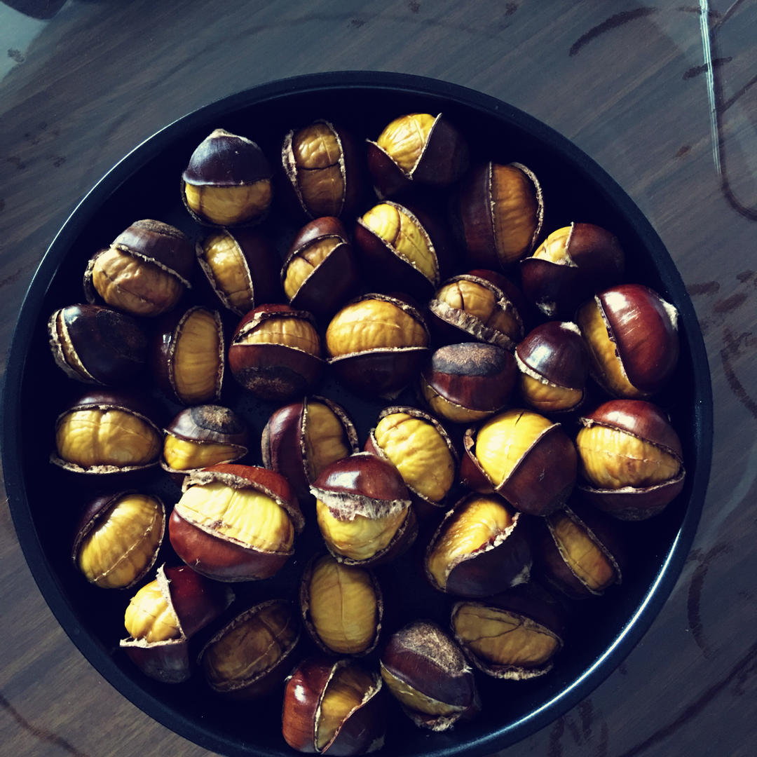 空气炸锅烤栗子