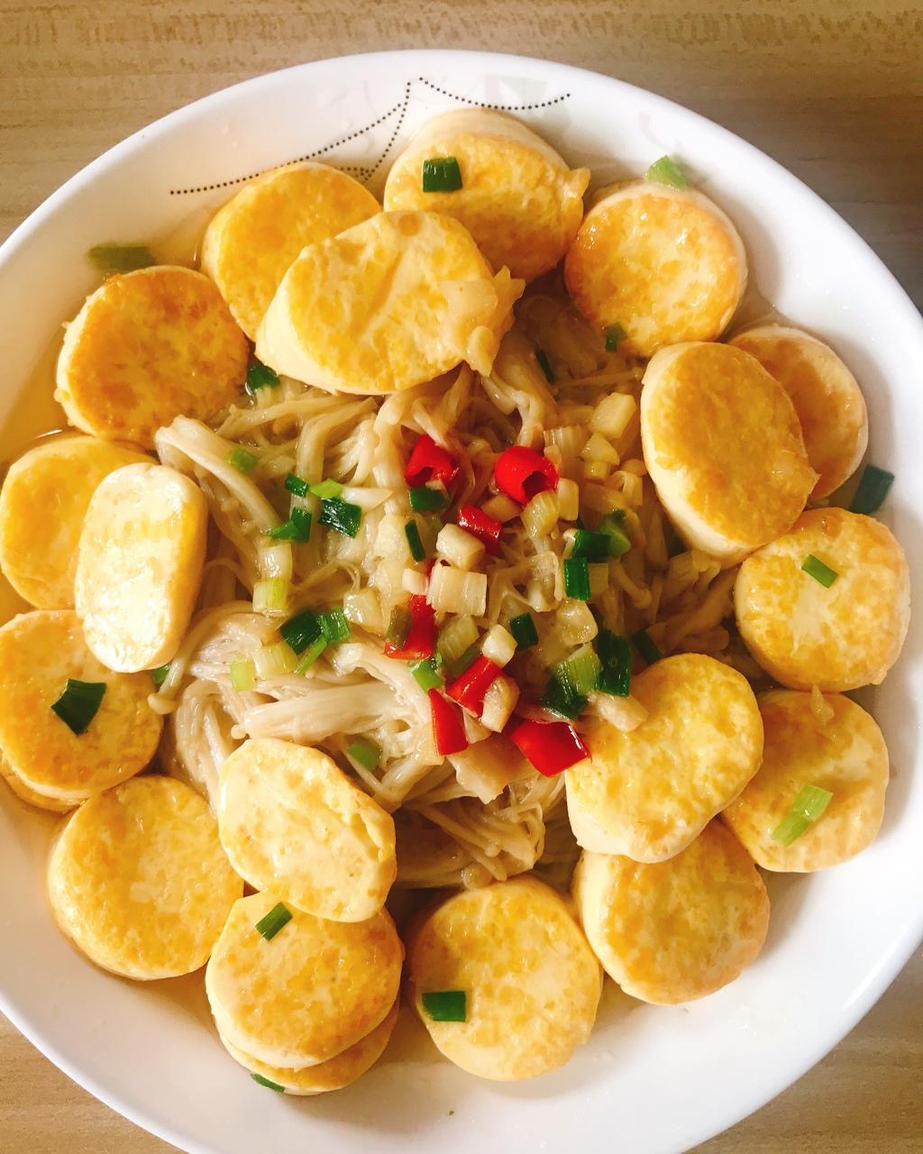 超级下饭菜--金针菇日本豆腐