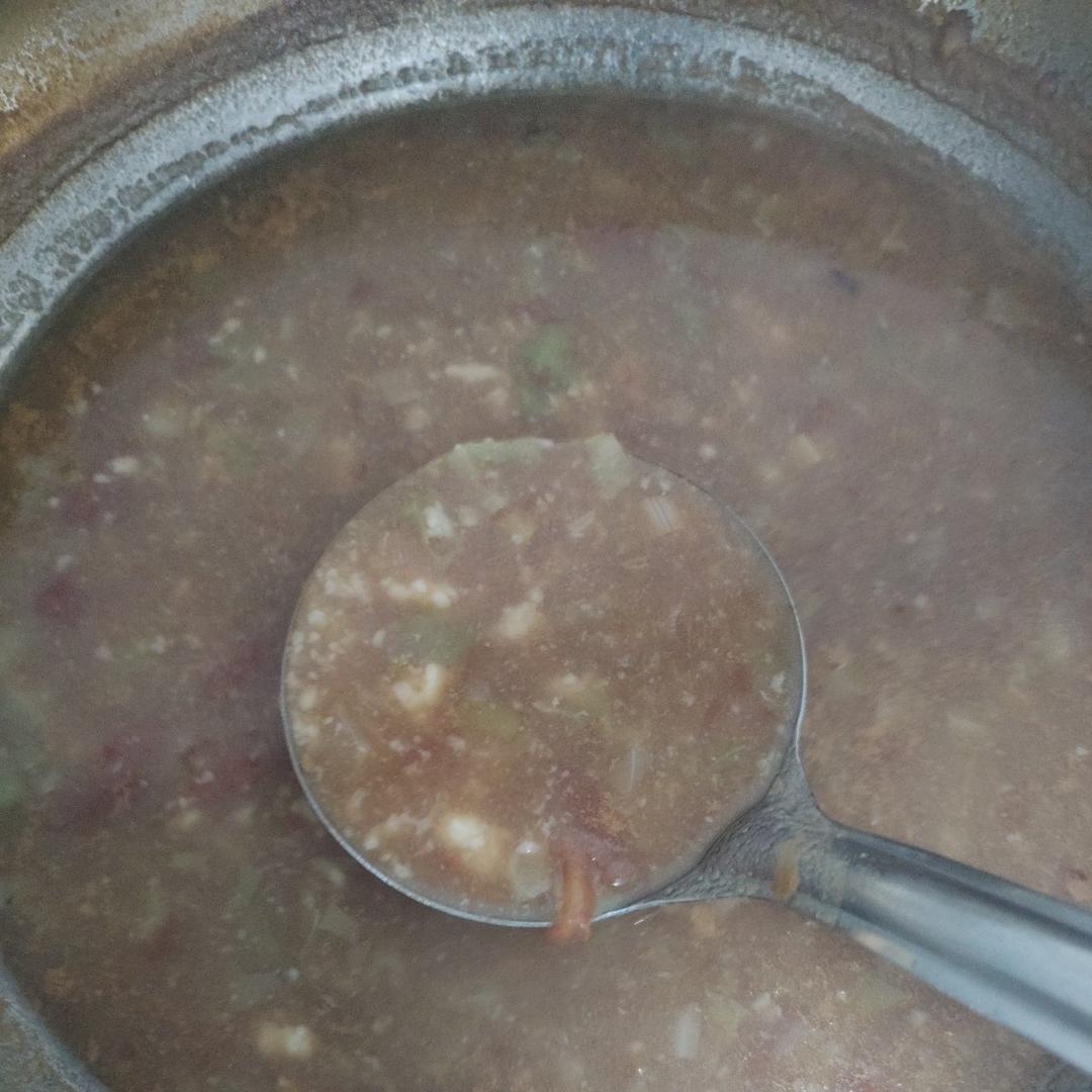 小白菜西红柿蛋花疙瘩汤