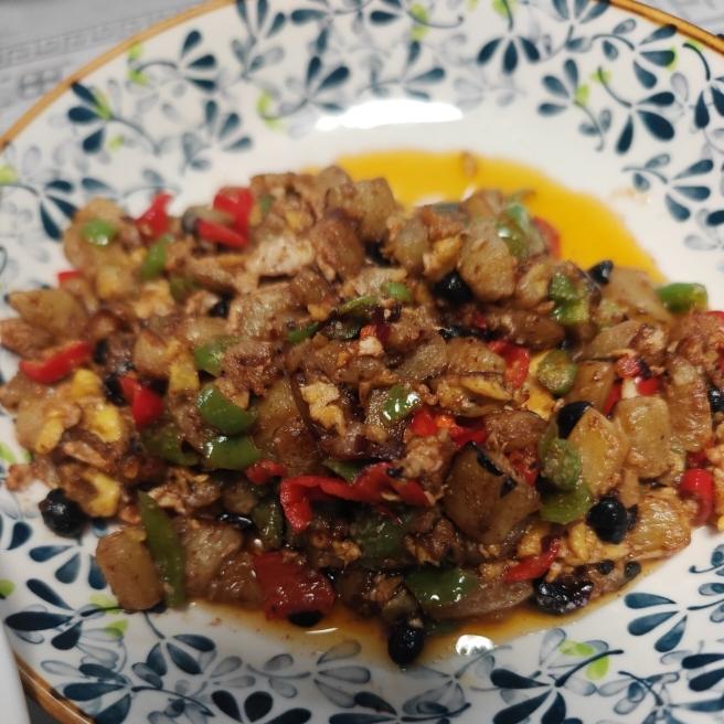 你没吃过的超级下饭的豆豉茄子炒鸡蛋