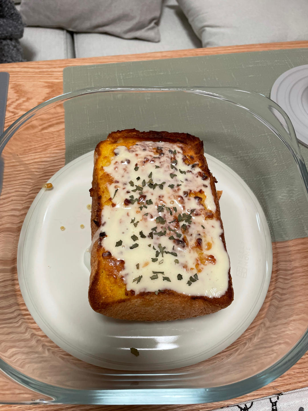 做法拿去！让我连吃7天的蒜香芝士吐司早餐！