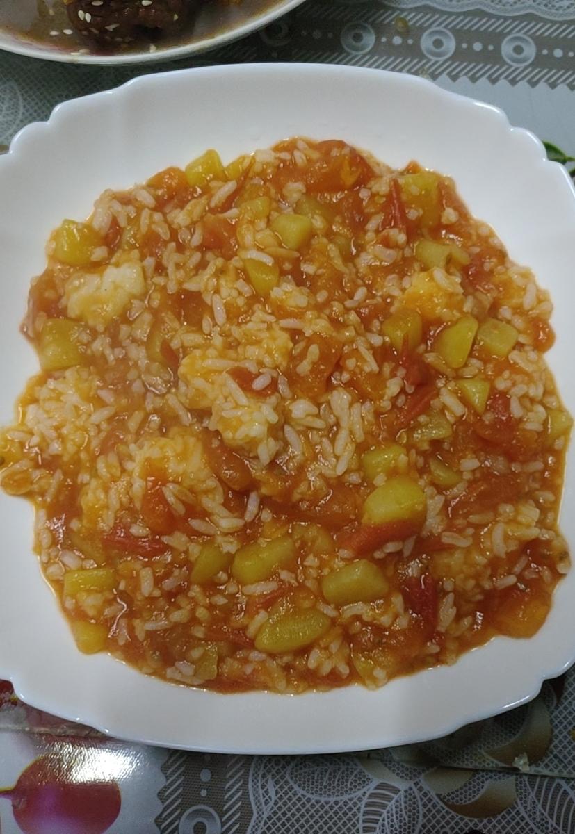 超级简单的西红柿烩饭
