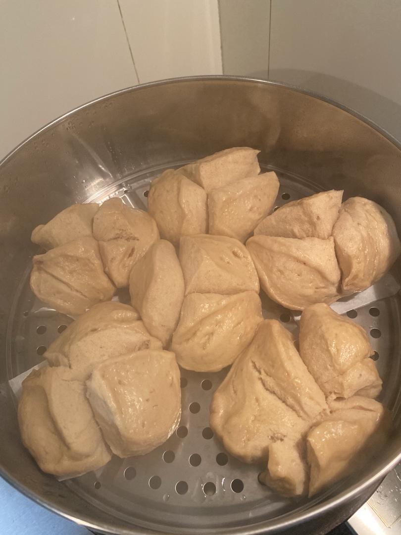 豪华红糖开花馒头