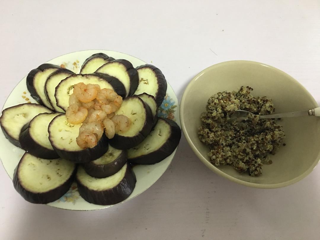 虾仁茄子蒸