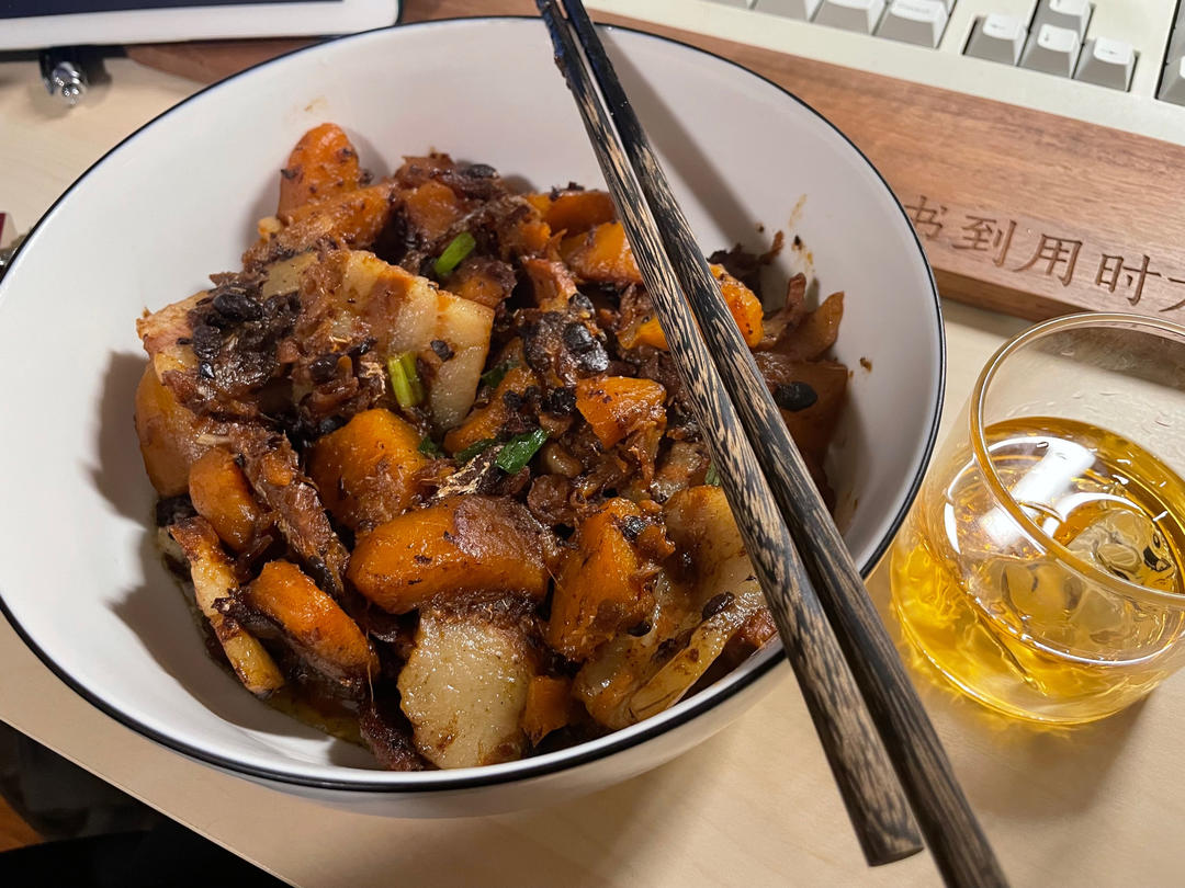 豆豉焖香南瓜