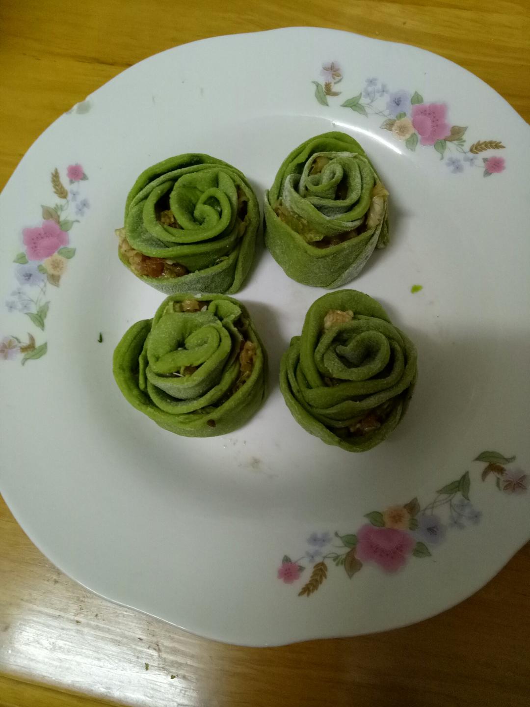 玫瑰花饺子