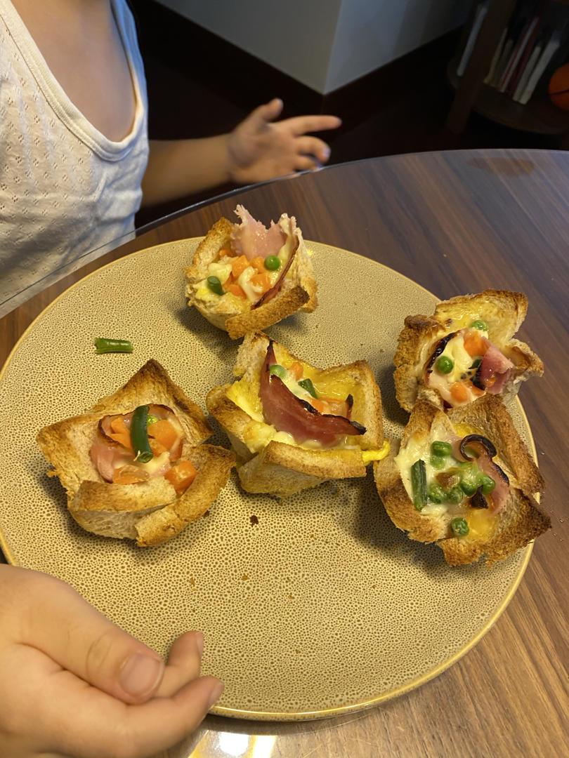 低卡全麦吐司杯🍞