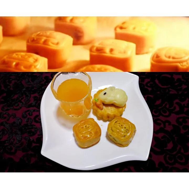 63克蛋黄莲蓉/紫薯/黑芝麻月饼（广式月饼）