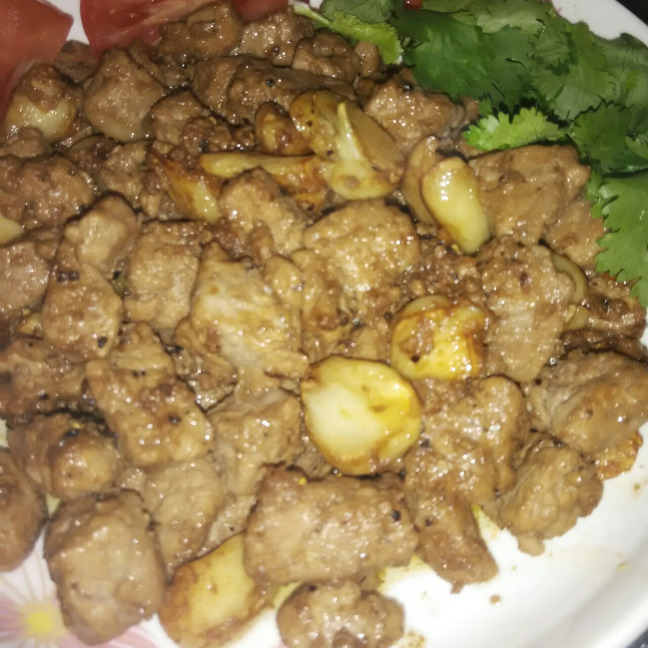 黑蒜子牛肉粒