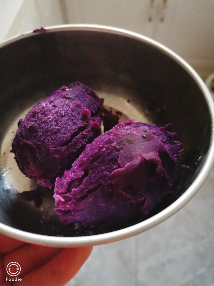 紫薯山药包（造型馒头）的做法 步骤2