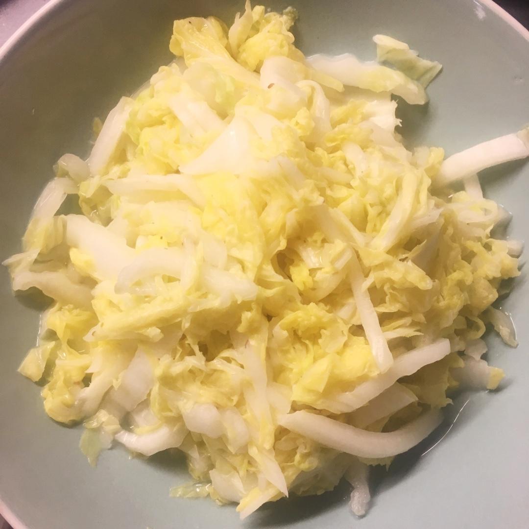 凉拌白菜芯——冬天的小凉菜