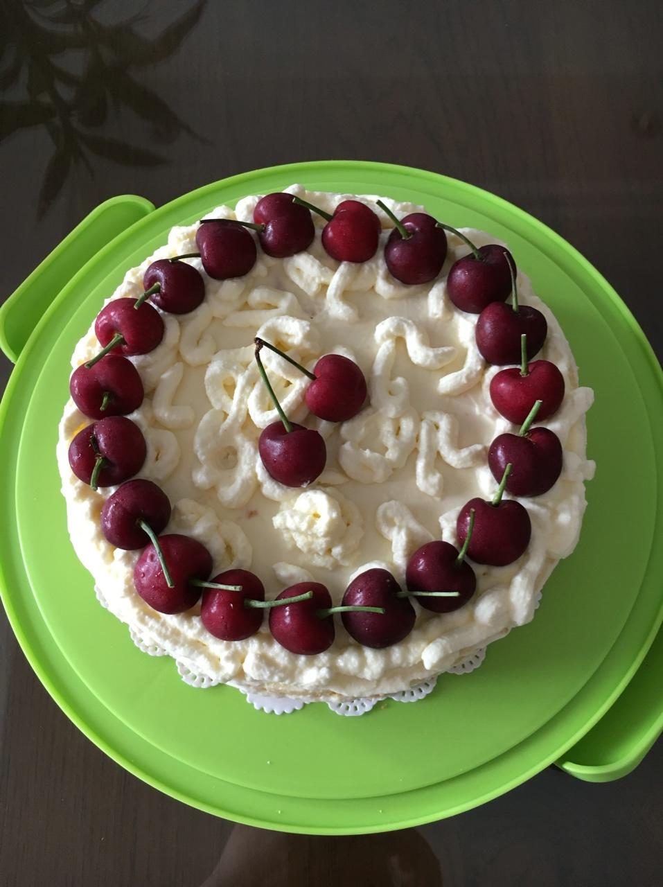 莫莫_5gmv做的樱桃蛋糕