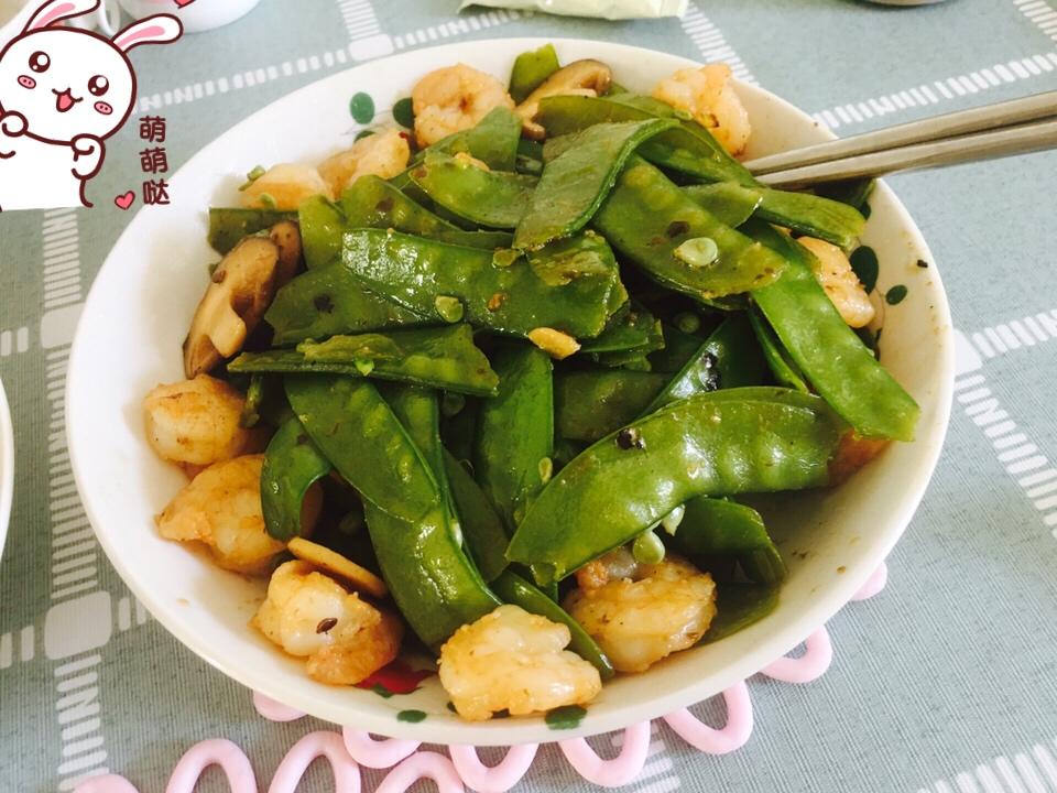 荷兰豆虾仁