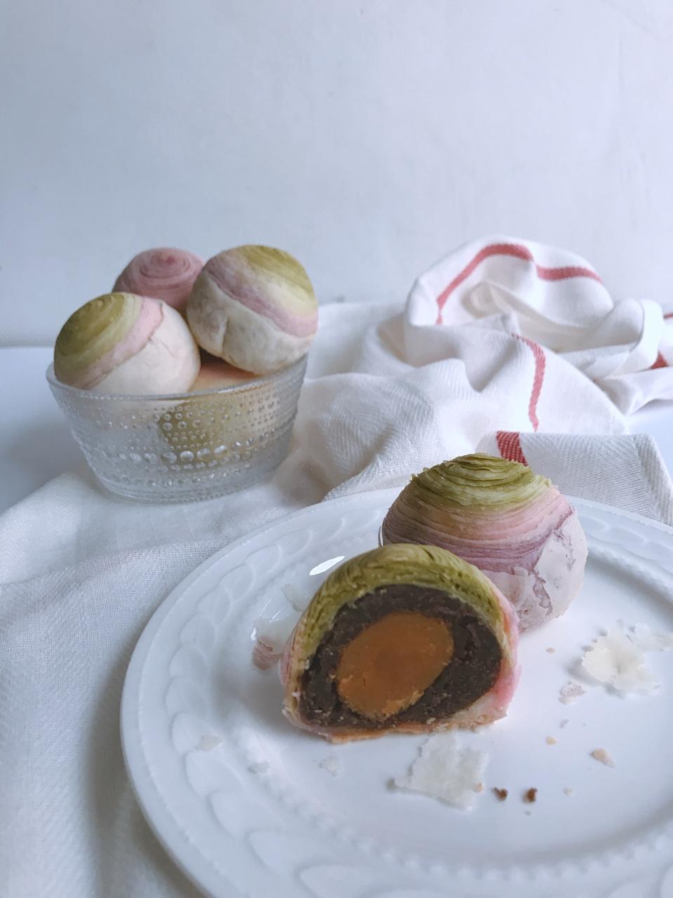 厨studio课程•五彩栗子蛋黄酥课后作业专用