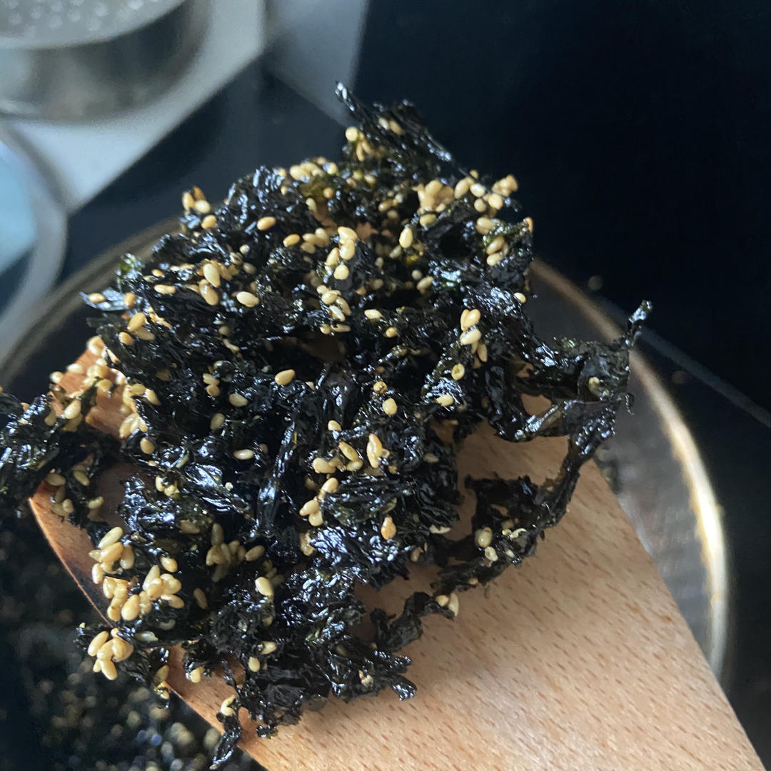 用紫菜做海苔【芝麻海苔碎】超级简单