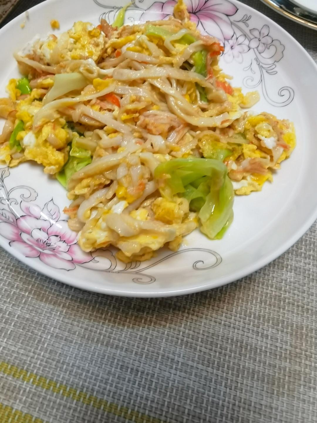 赛炒蛋～蟹柳滑蛋