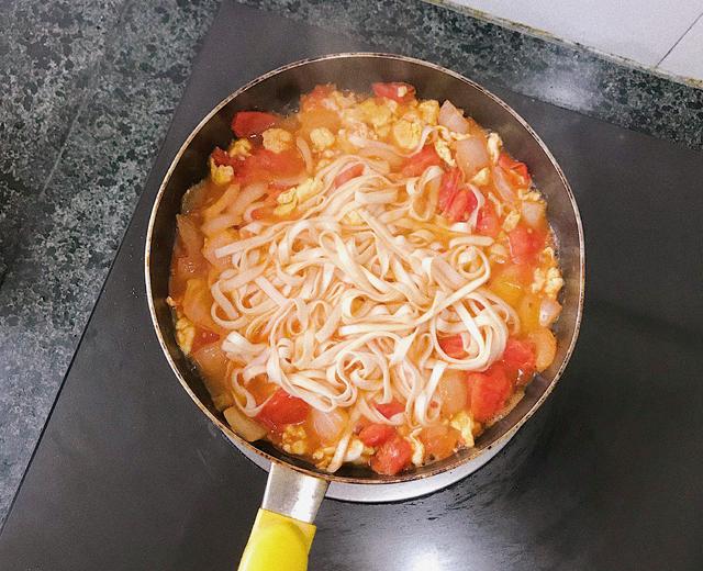 茄汁焖面的做法