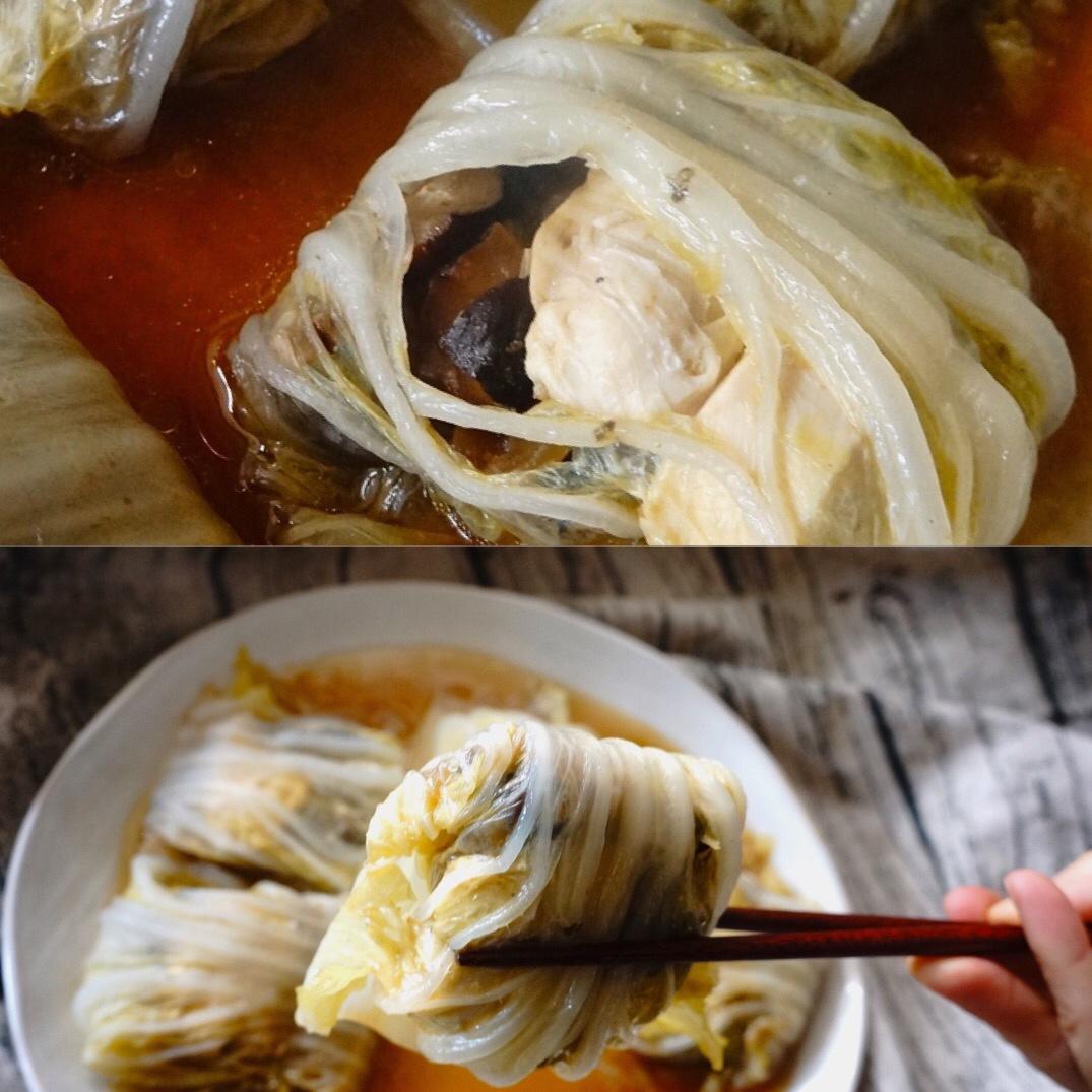 【健康三餐】清蒸鸡肉白菜卷