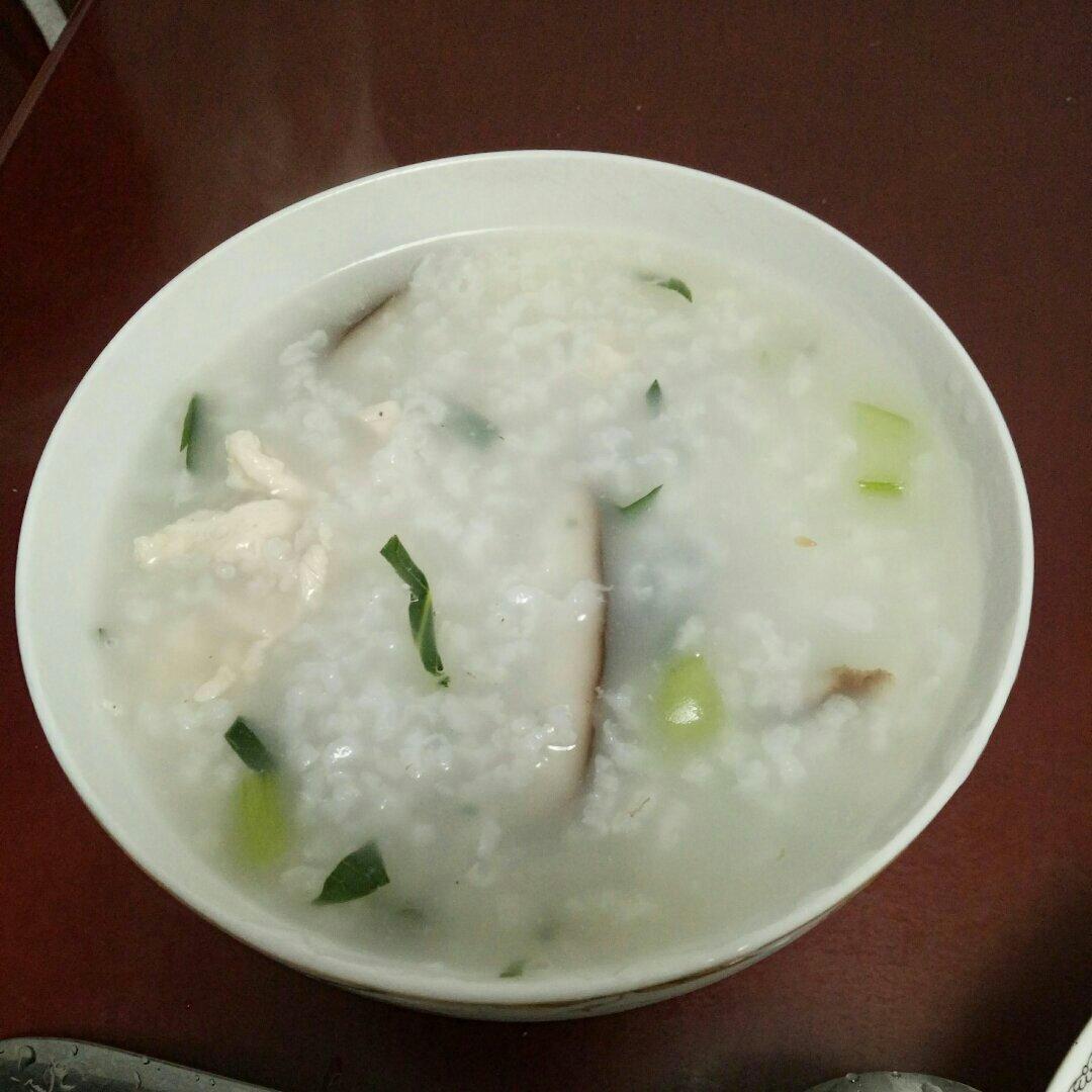 香菇鸡肉粥