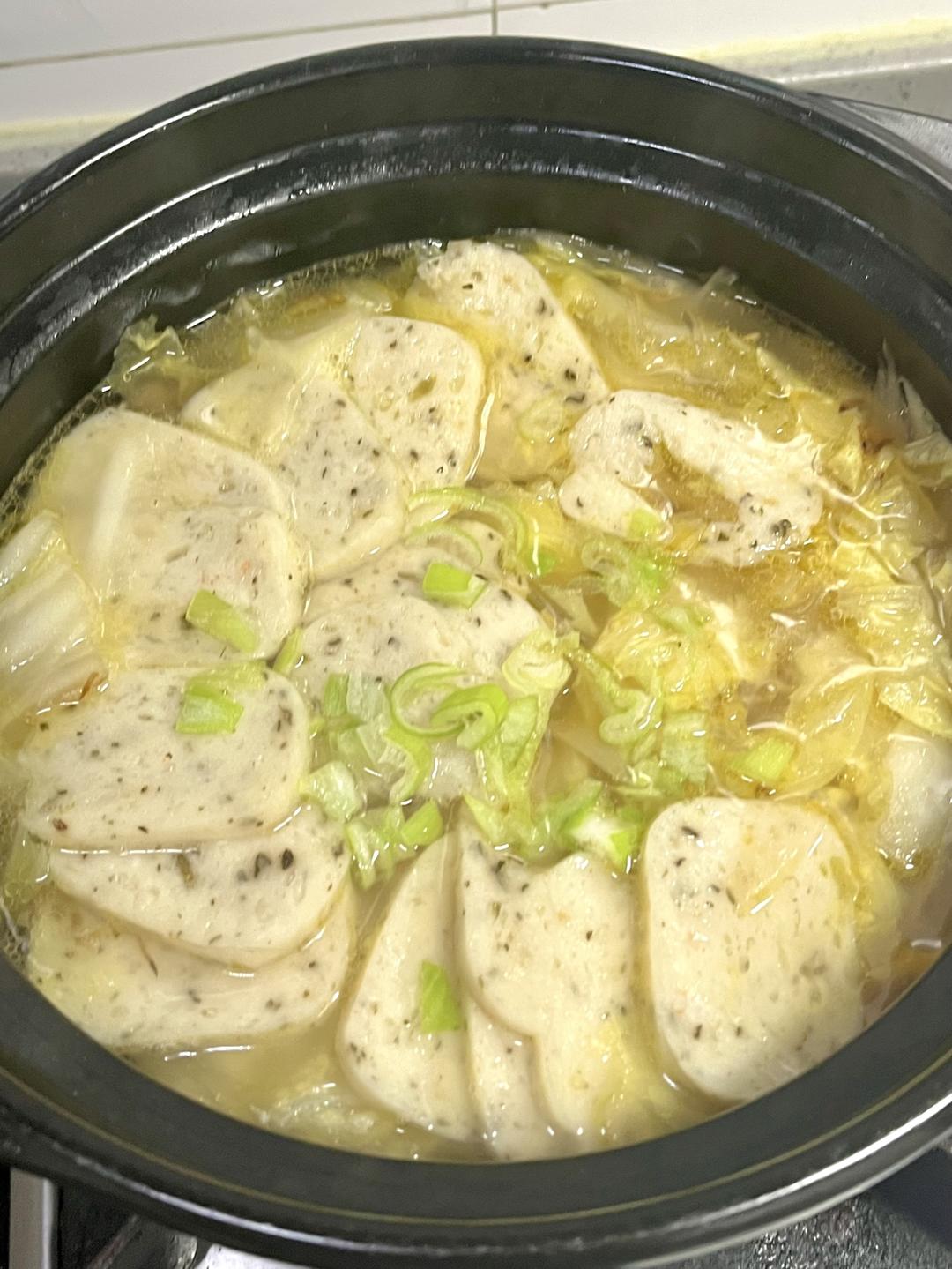 温州鱼饼白菜汤❗10分钟搞定，这汤太鲜美了