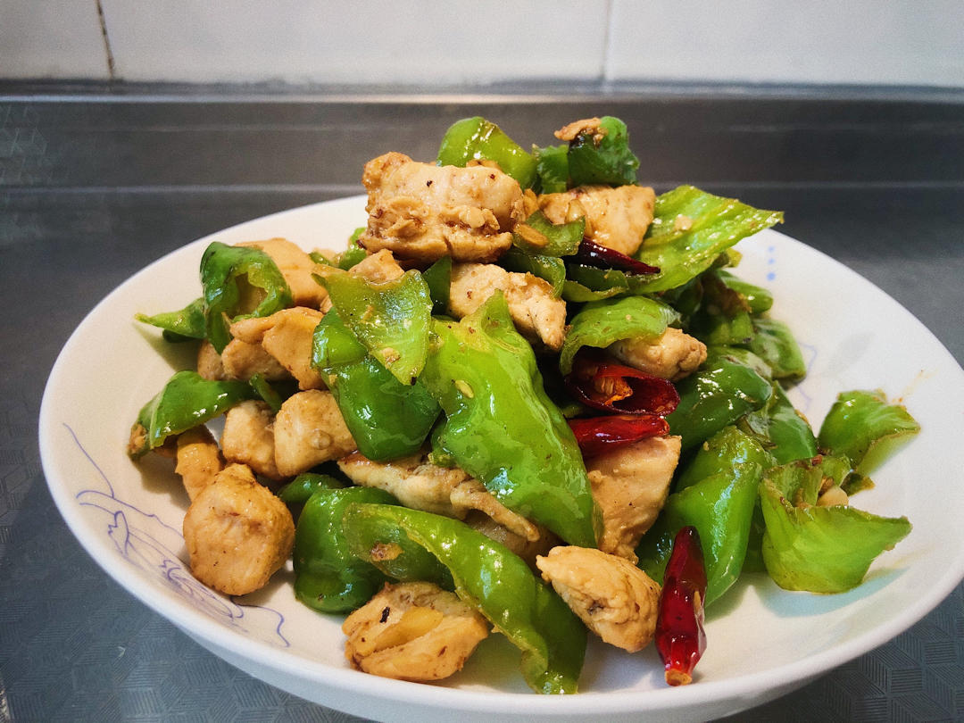 5分钟速食--青椒炒鸡脯