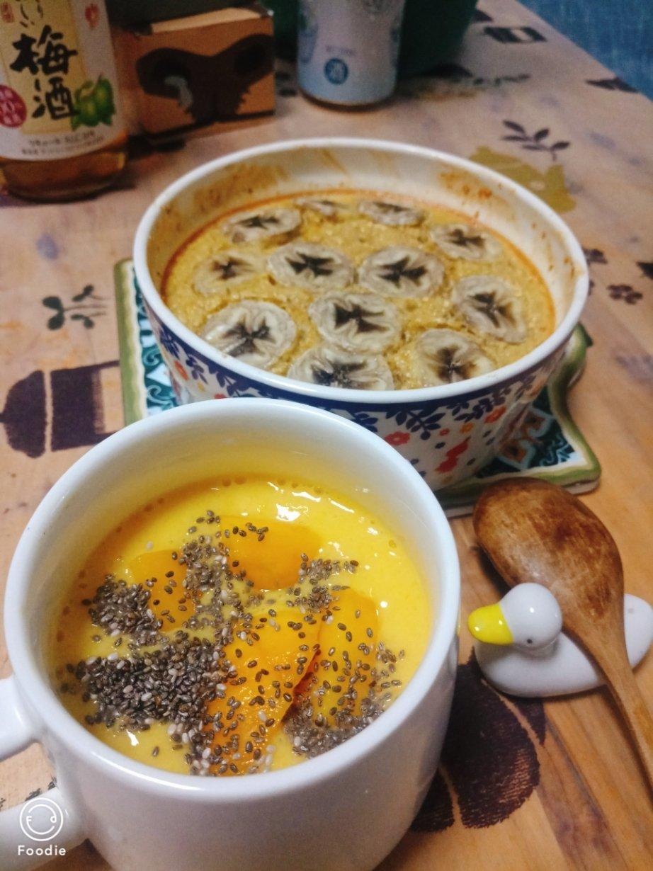 香蕉蓝莓烤燕麦