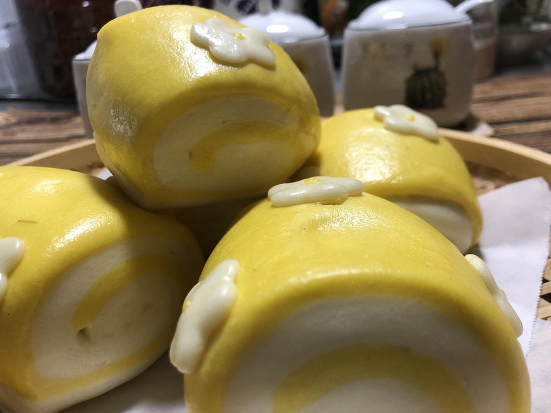 好看的果蔬卡通包已完成✌️，补充宝宝日常果蔬营养的果蔬馒头