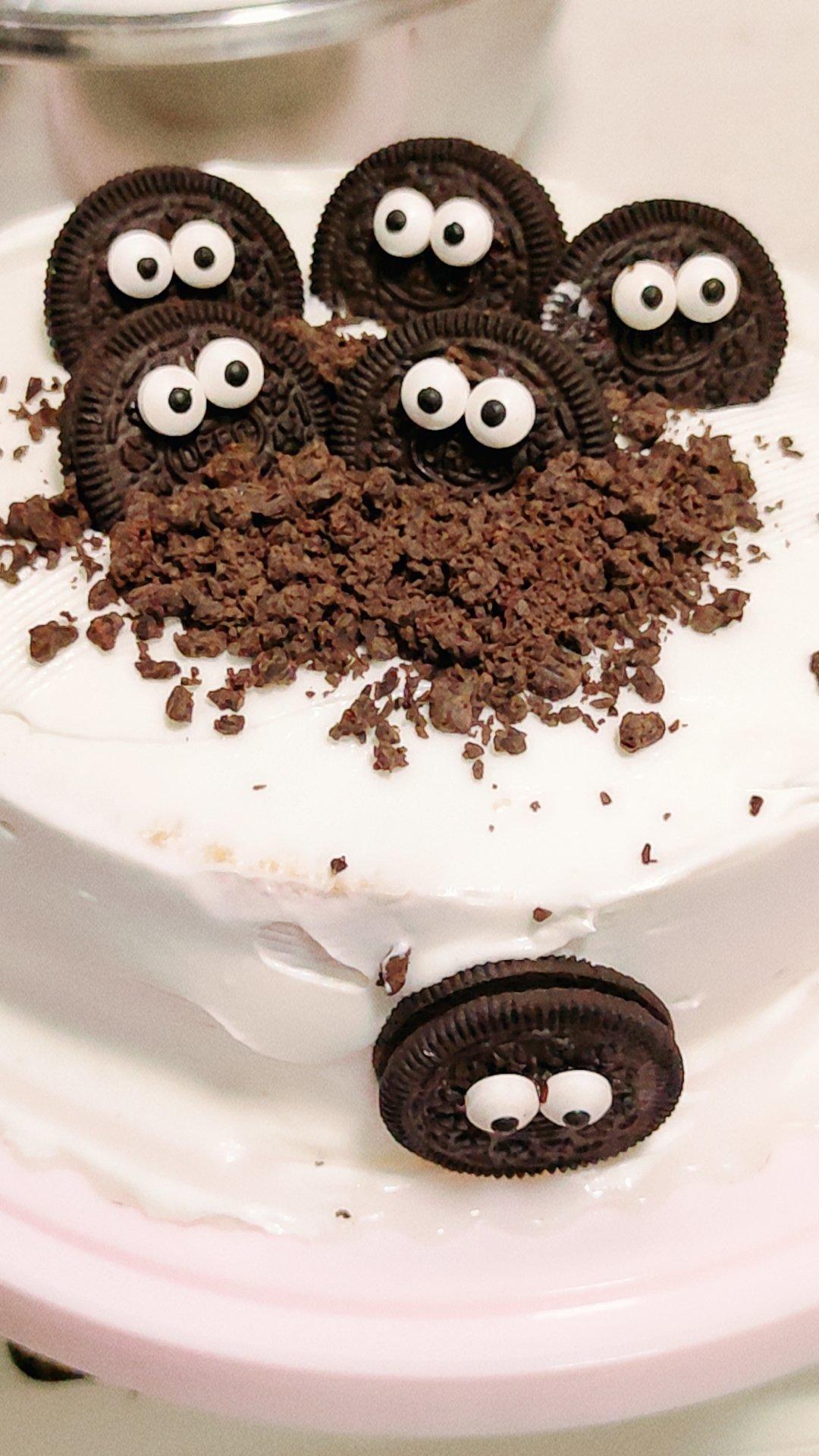 简约奥利奥奶油蛋糕，做法简单，小白秒变烘焙达人