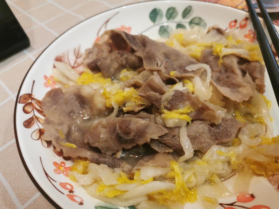酸菜炒肥牛