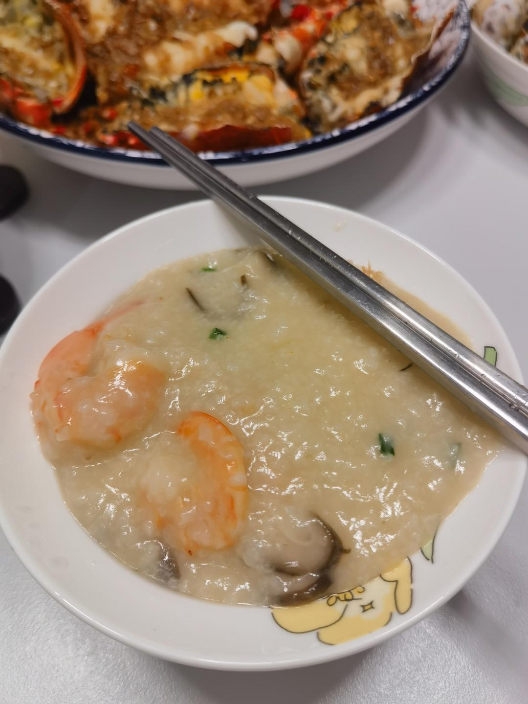 满分经典潮汕砂锅虾粥