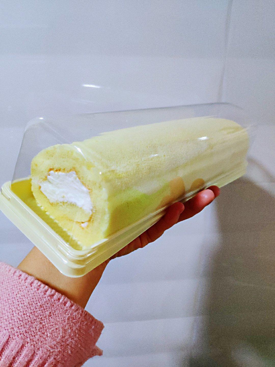 芒果蛋糕卷（详细的小四卷制作视频）