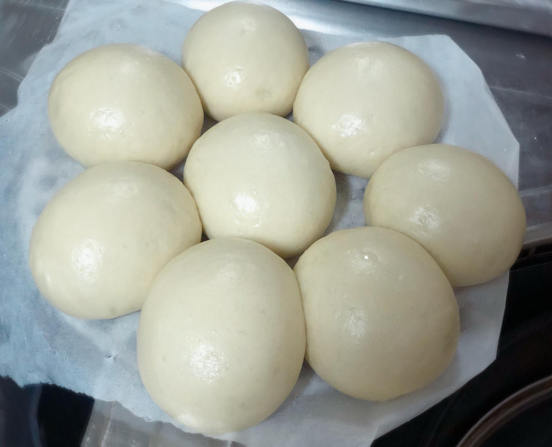 在面包机帮助下蒸馒头