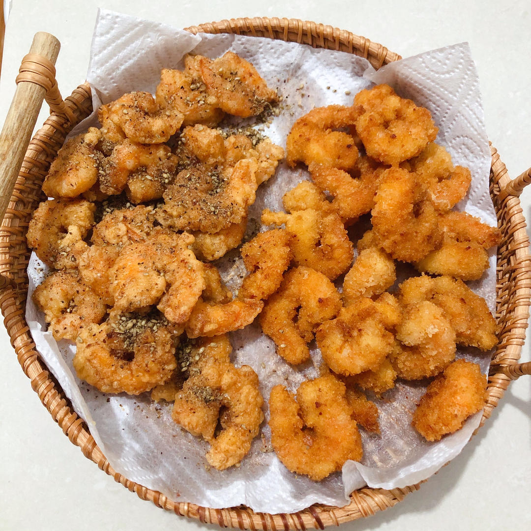 绝对不能错过！好吃到舔盘的椒盐大虾🦐