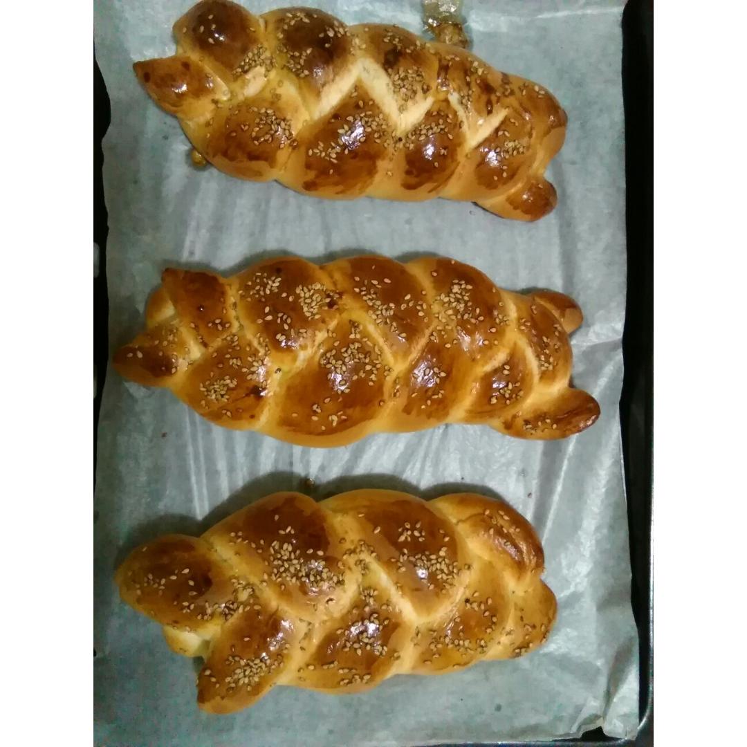 酸奶辫子面包（一次发酵）