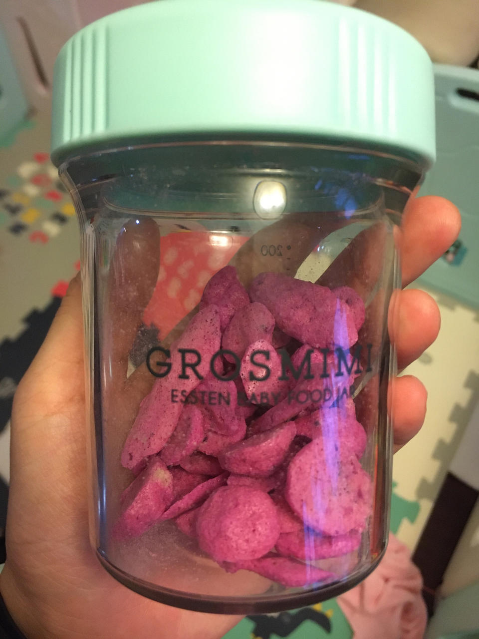 火龙果溶豆|原味无糖婴儿溶豆|宝宝辅食零食