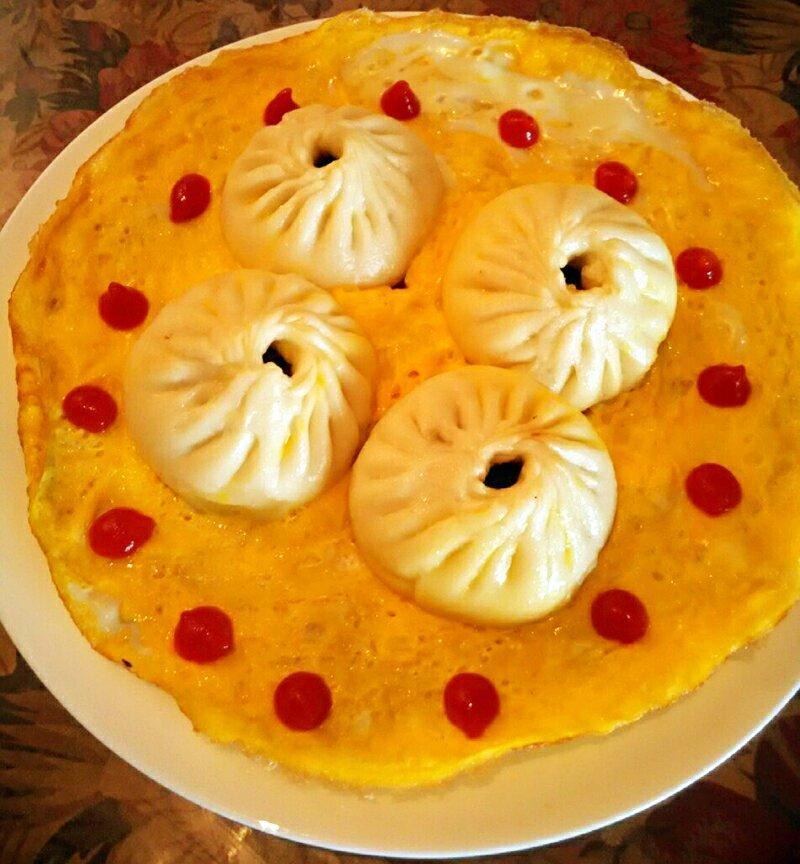 生煎包鸡蛋饼的做法