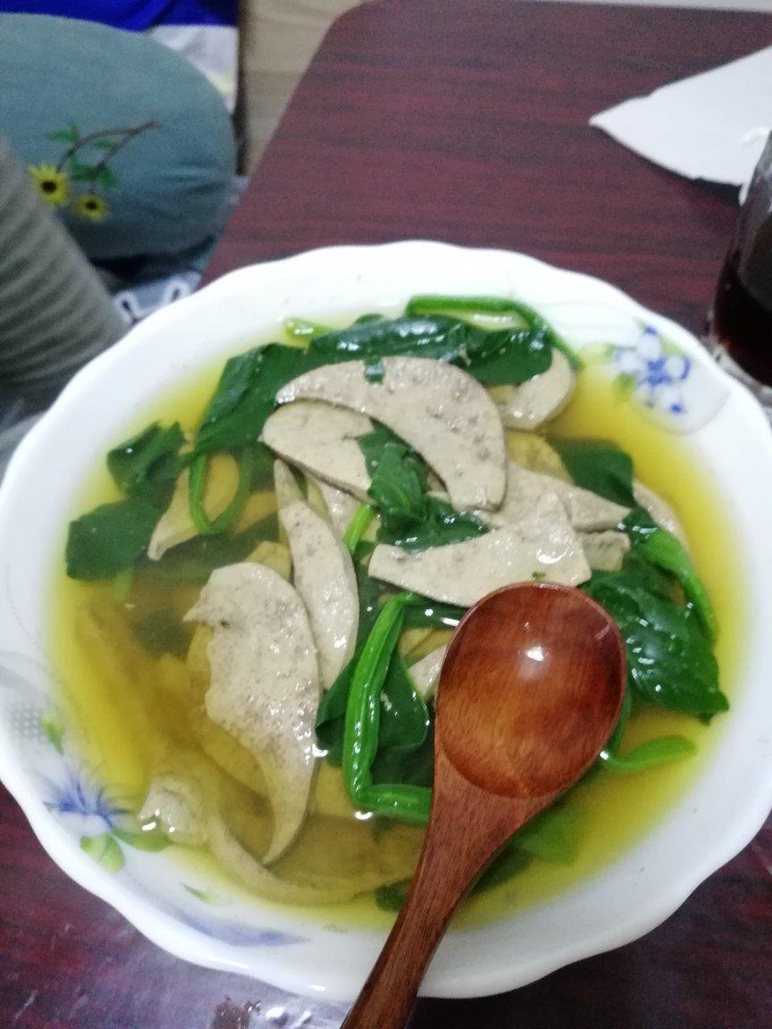 菠菜猪肝汤