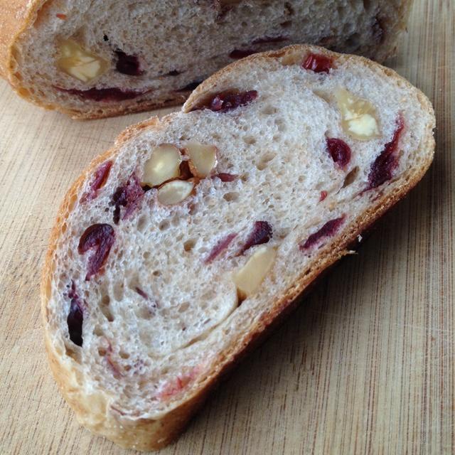 麦麸蔓越莓面包的做法